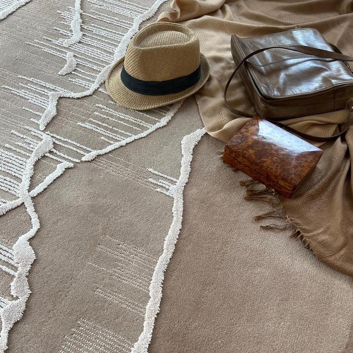 expensive area rugs Volver Modern Loft beach