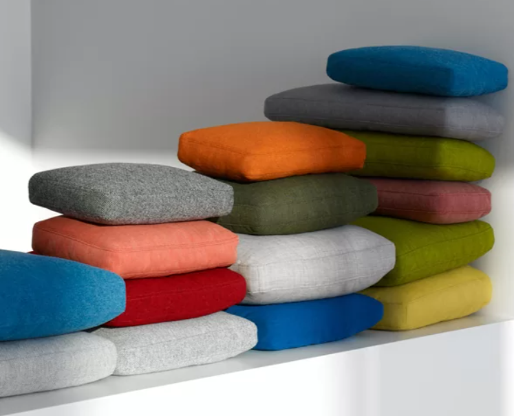 Luxury pillows for dining chairs in various colors