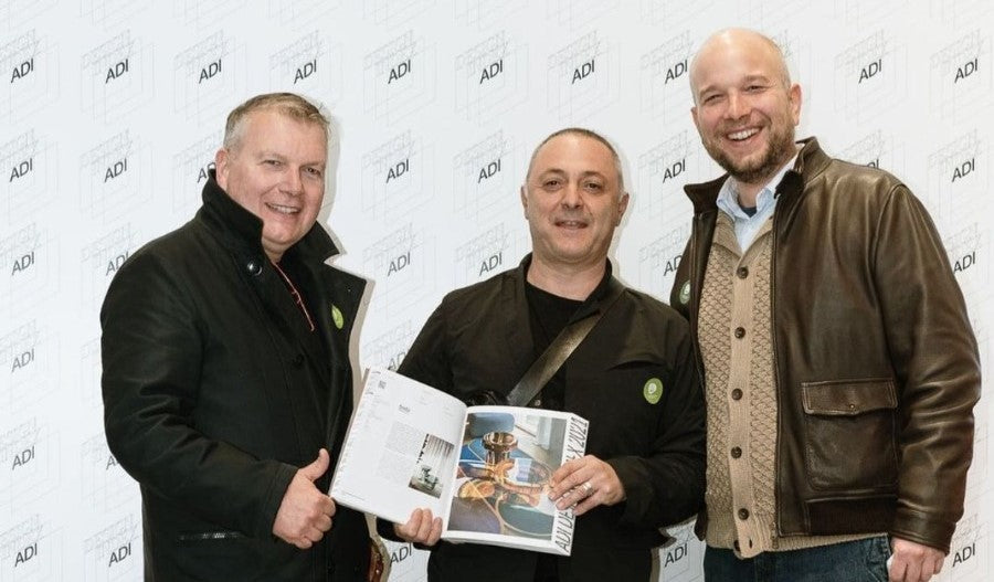 Designer yiannis ghikas with Miniforms Owners