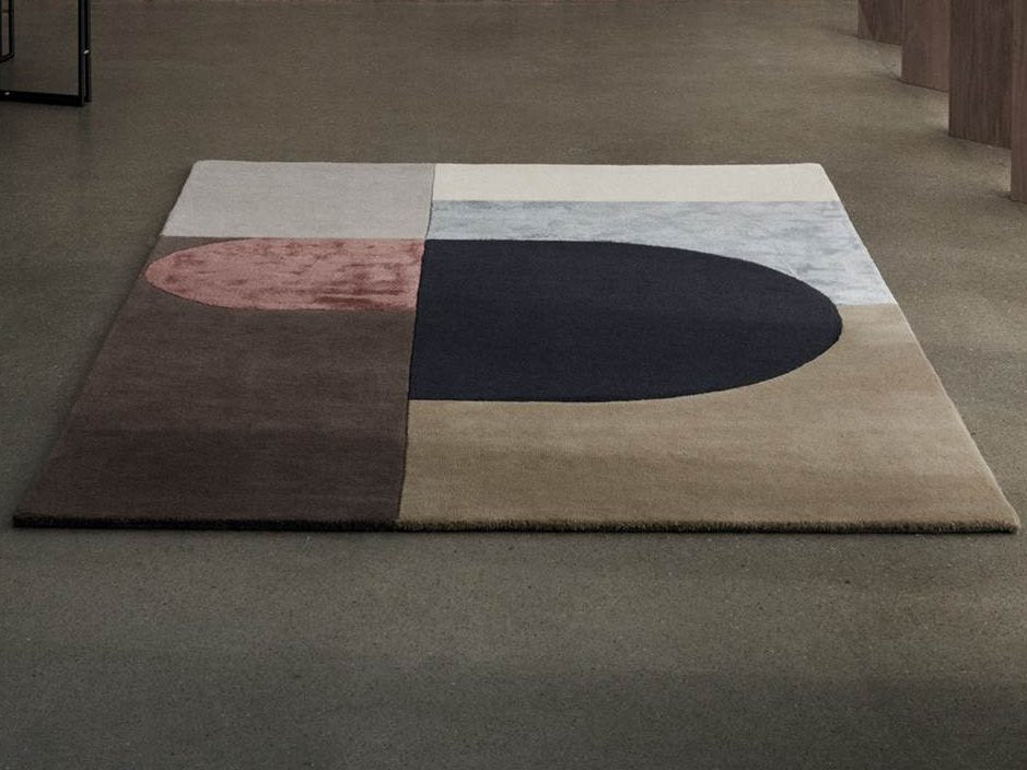 modern geometric rug