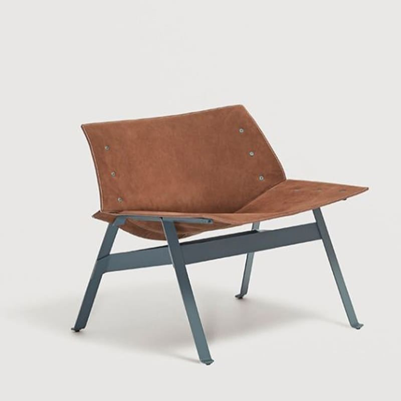Suede Lounge Chair by Capdell