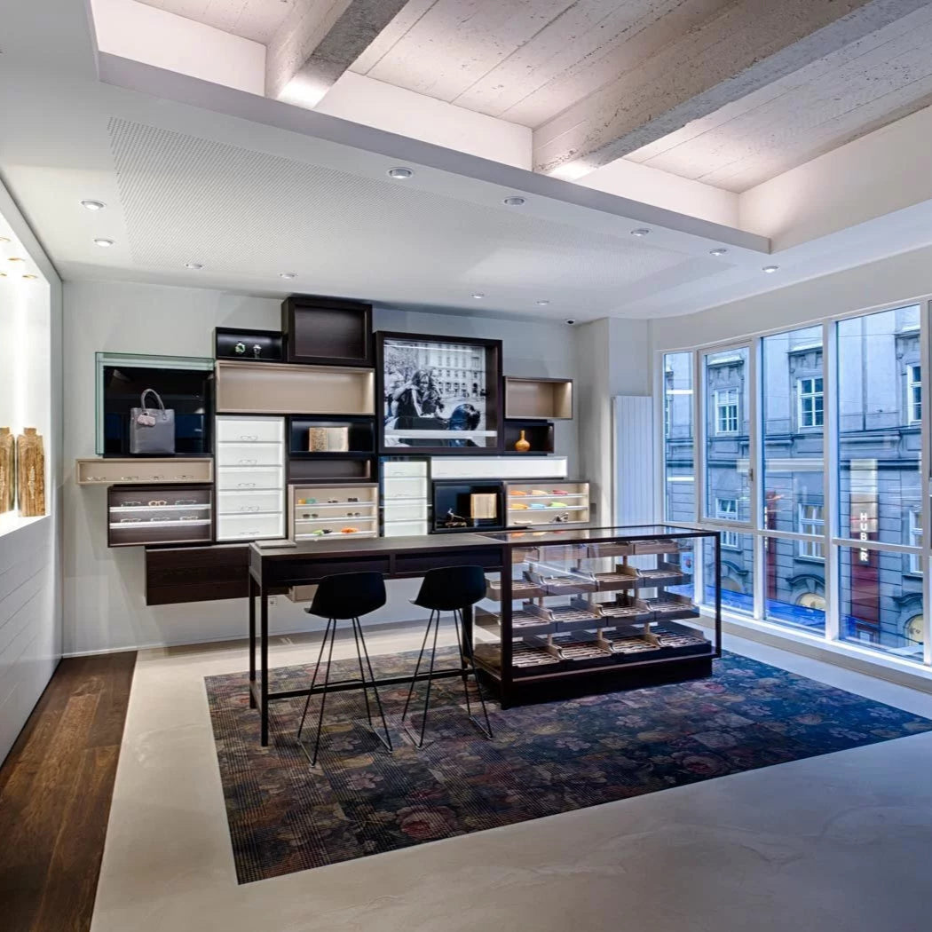 luxury stools in retail design