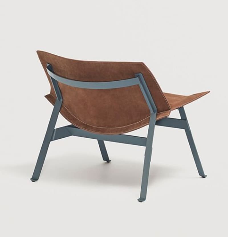 Suede Lounge Chair by Capdell