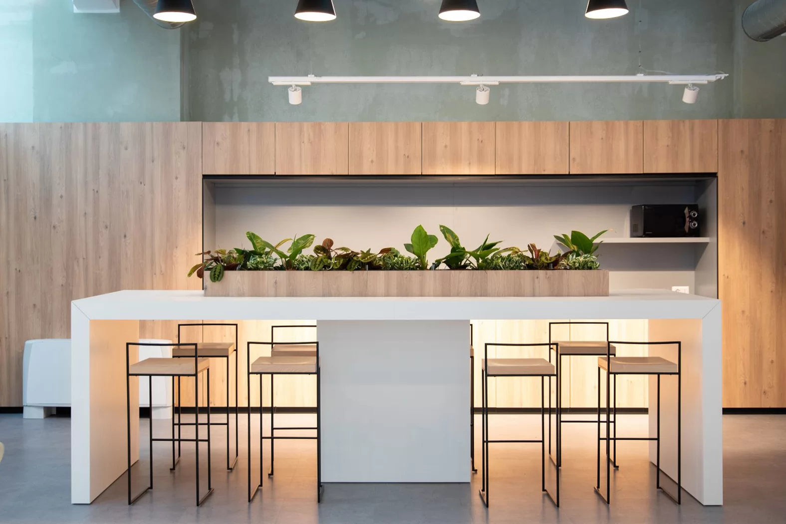 luxury modern stools in retail store