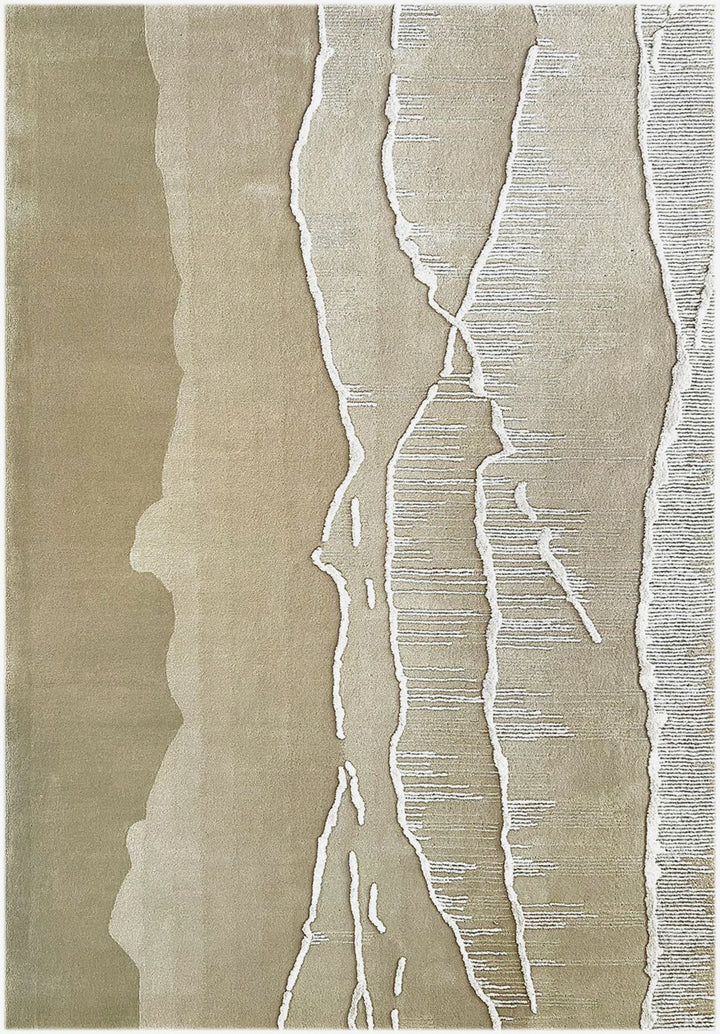Surf Rug by Volver Studios in beige