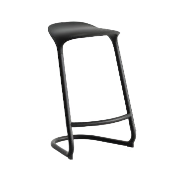 Lapalma Cross Bar Stool made in Italy in black