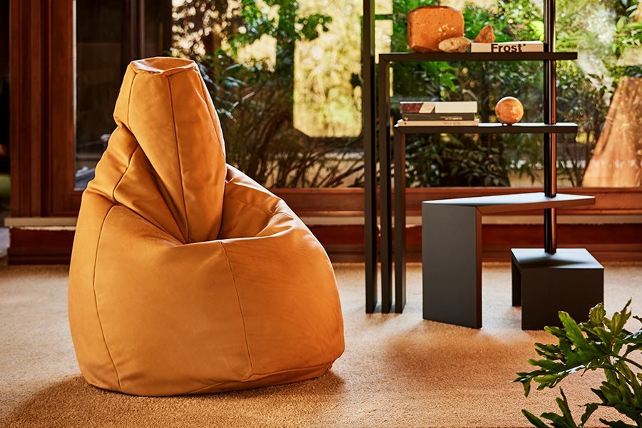 Sacco bean bag chair by Zanotta