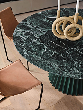 Plisse table Midj