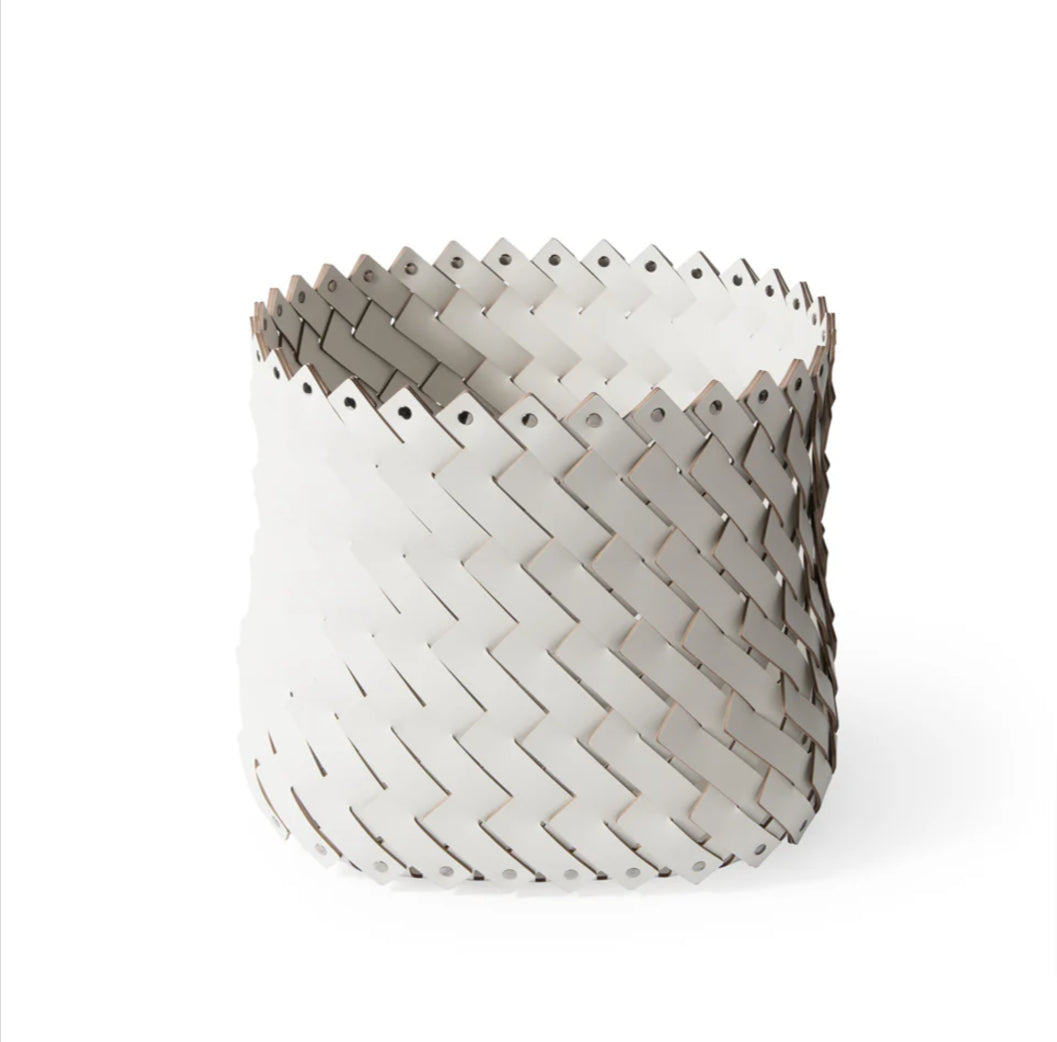 pinetti basket white tall