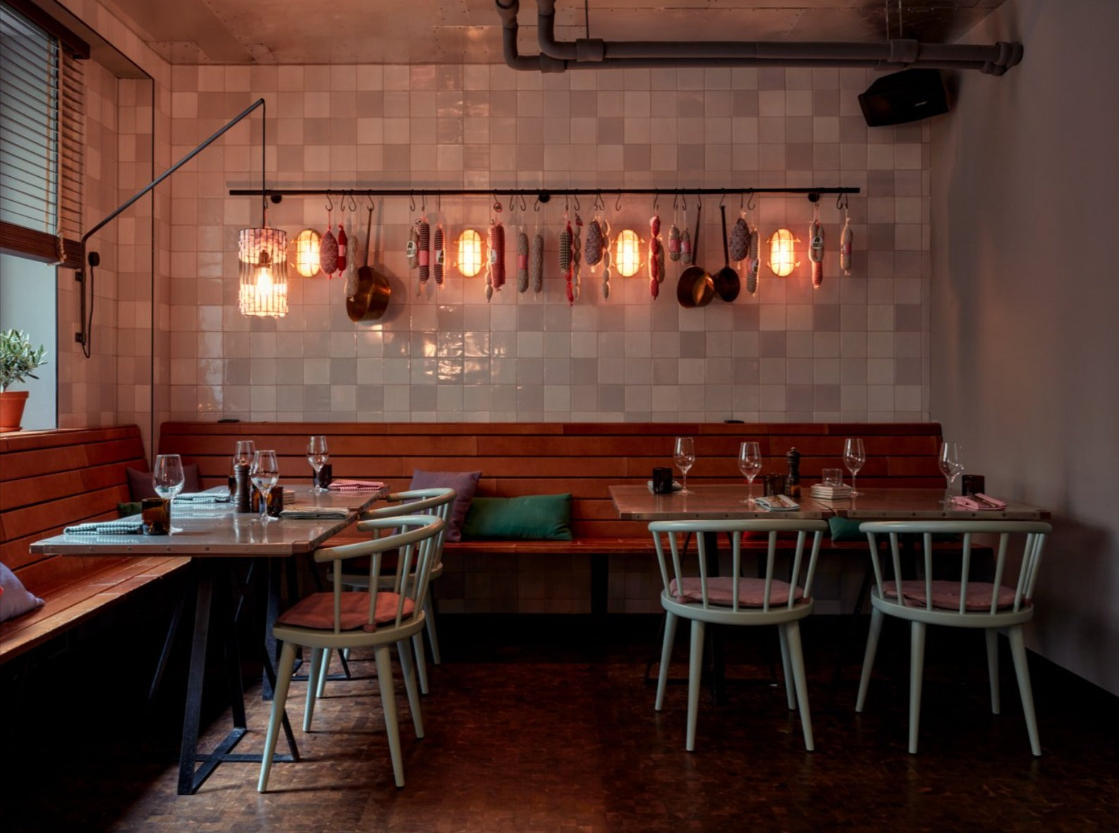 W Billiani chairs in restaurant