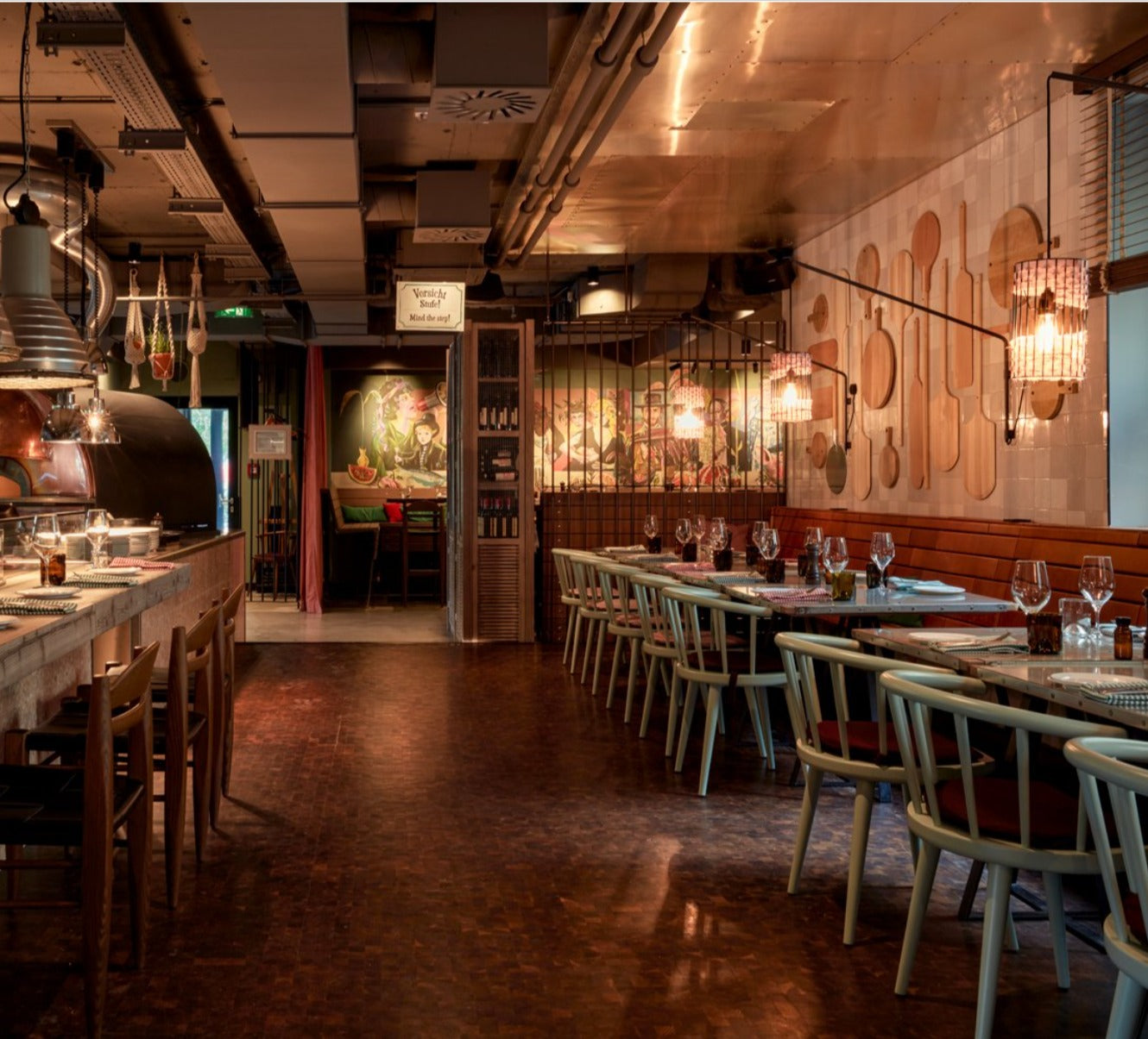 W Billiani chairs in restaurant