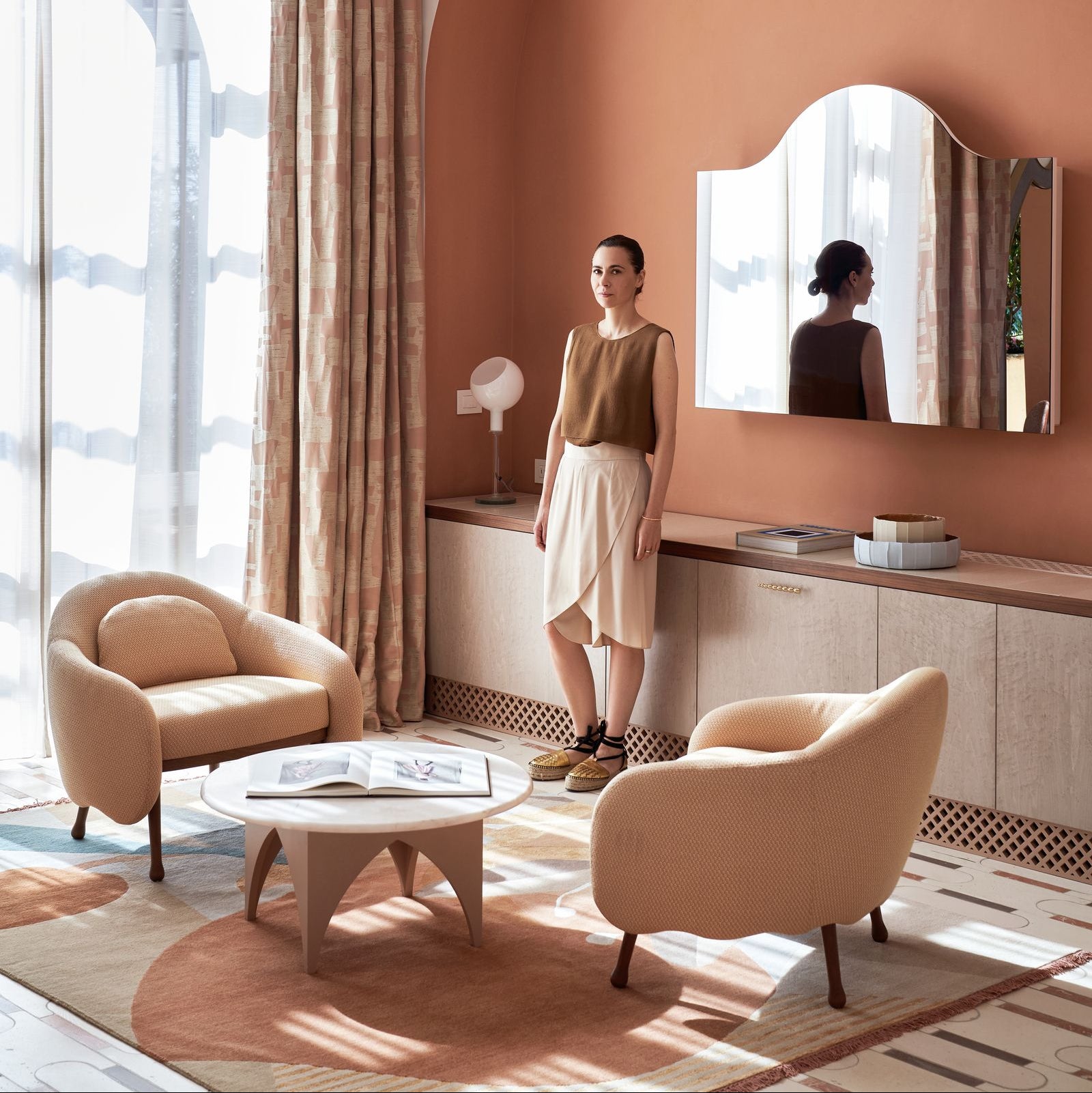 Christina Celestino Designer of corolla chairs