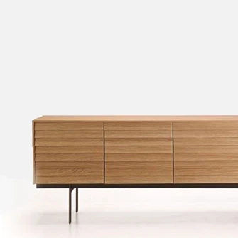 Modern wooden sideboard with doors