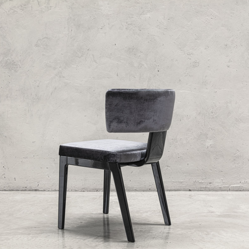 Otto Modern Luxury Dining Chair in velvet