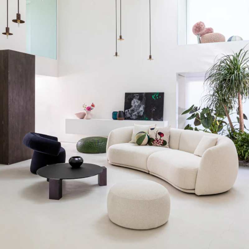 Pacific Sofa and Pouf Moroso