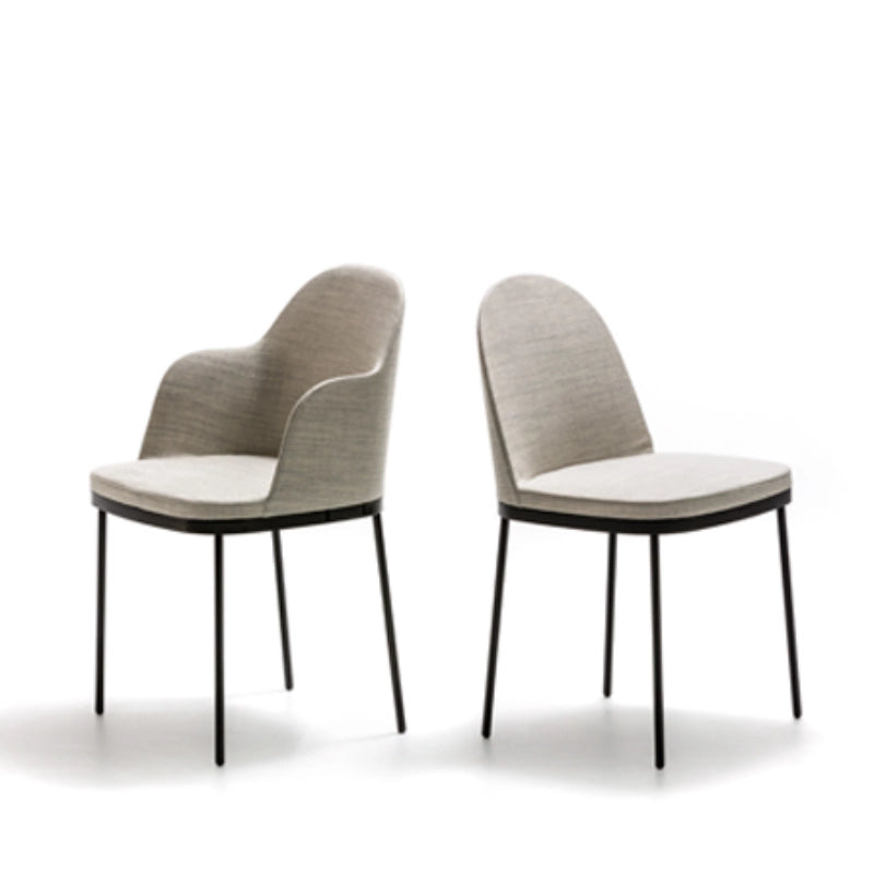 Precious Armchair and Side Chair by Moroso