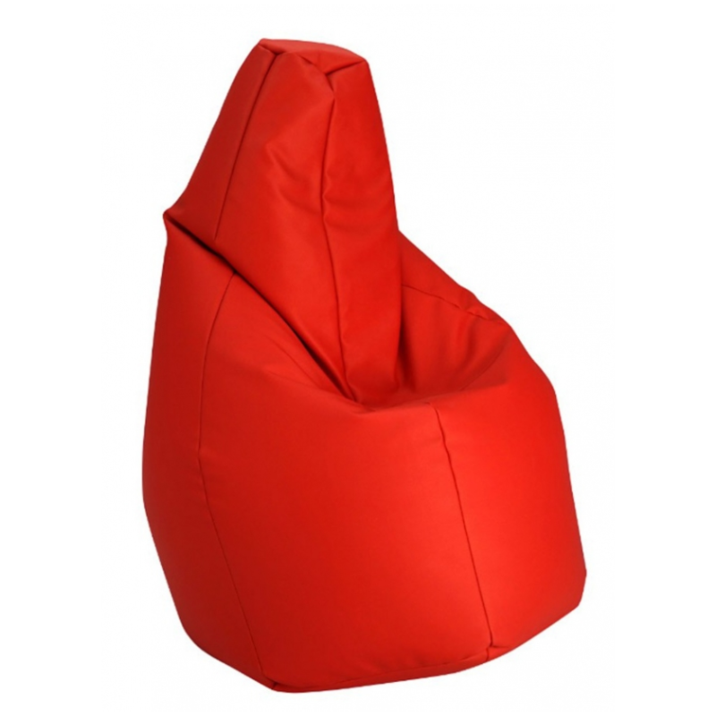 Sacco Bean Bag in red by Zanotta