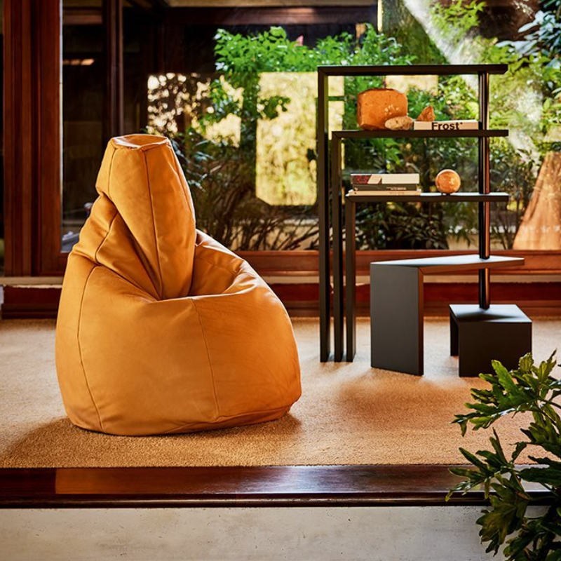 Sacco Bean Bag Zanotta in brown