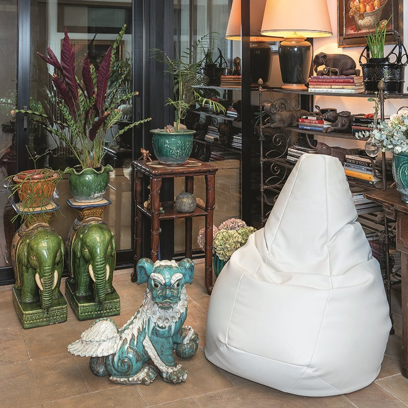 Sacco Bean Bag Zanotta in white