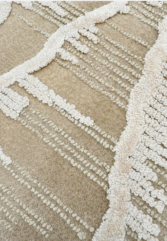 Surf Rug by Volver Studios in beige