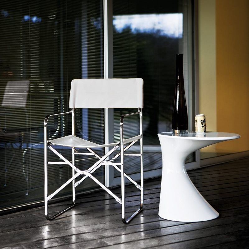 Tod Side Table in white made in Italy by Zanotta