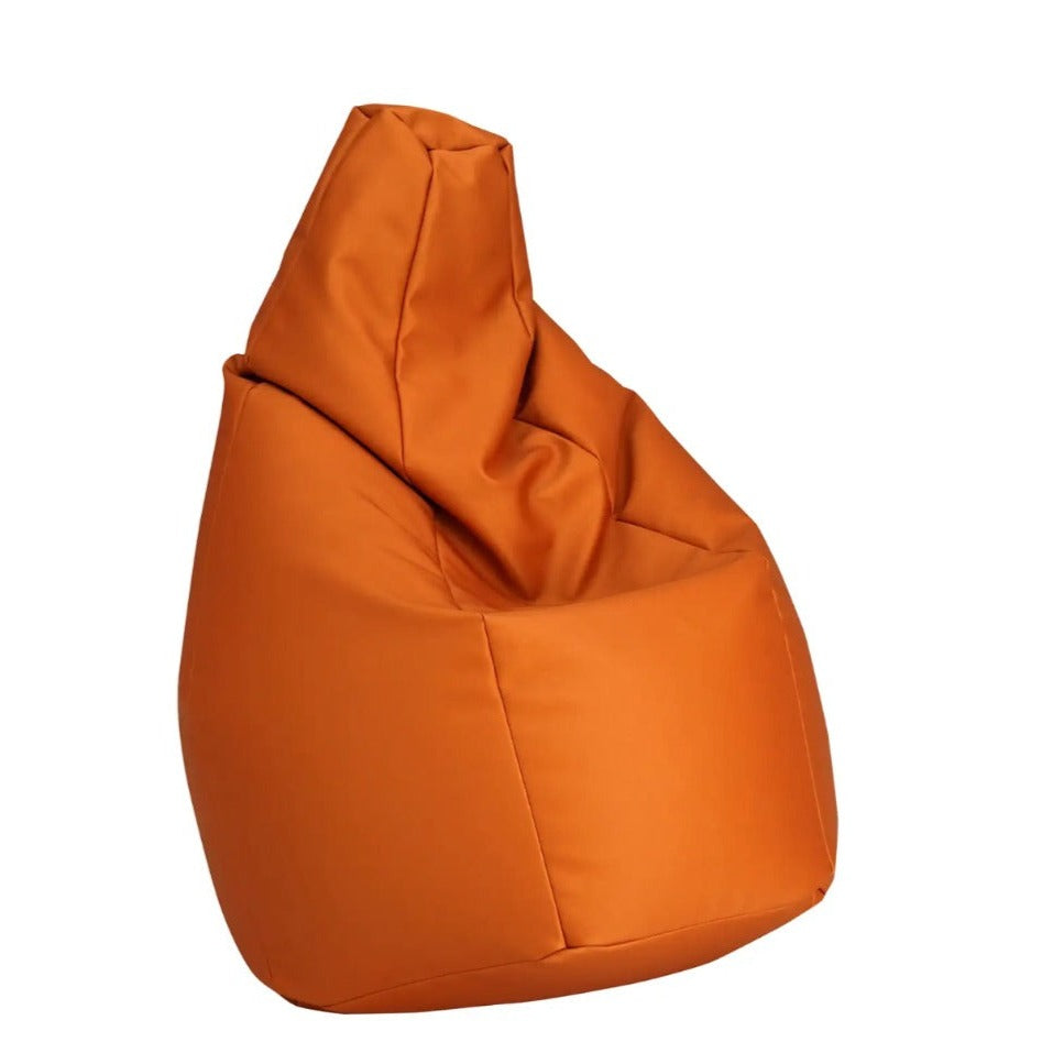 zanotta sacco bean bag in orange