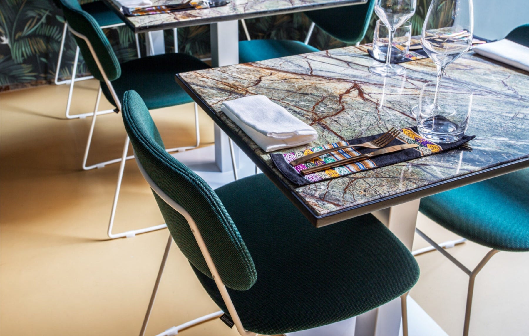 doll Billiani chairs in restaurant