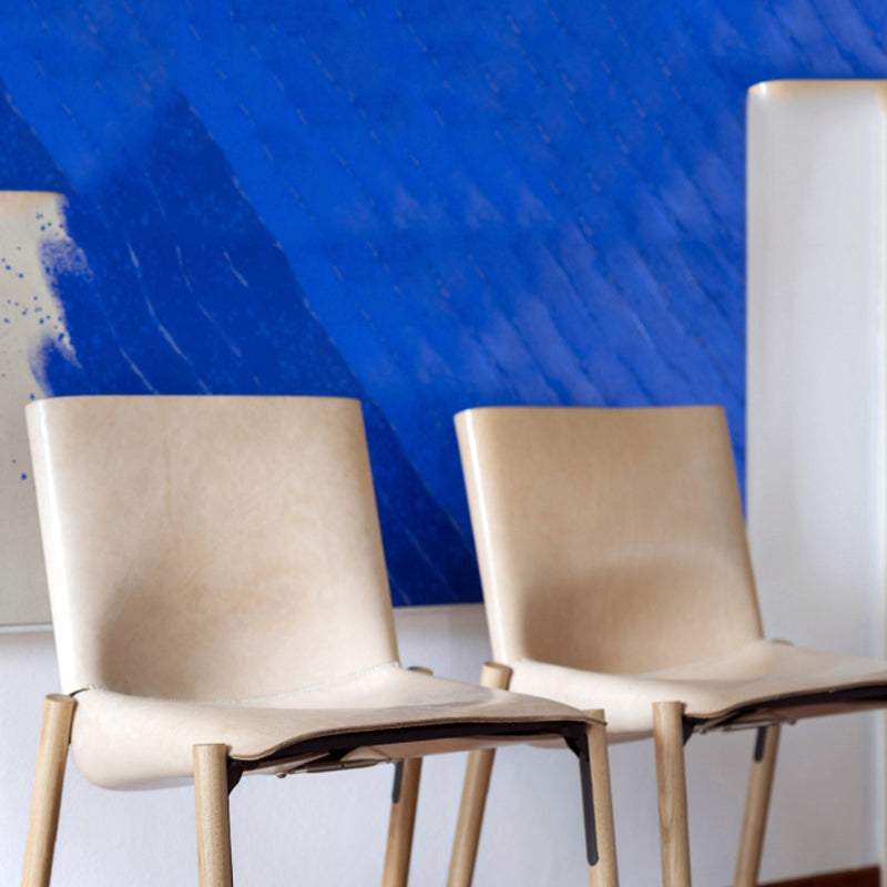 1085 Edition Chairs in natural Leather by Kristalia