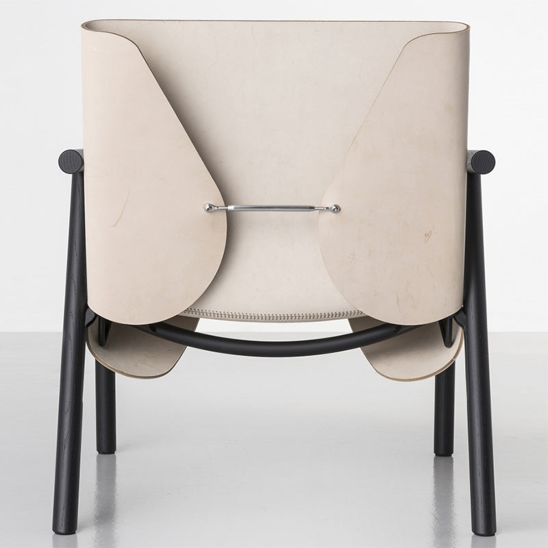 1085 Edition Lounge Armchair in natural leather by Italian brand Kristalia