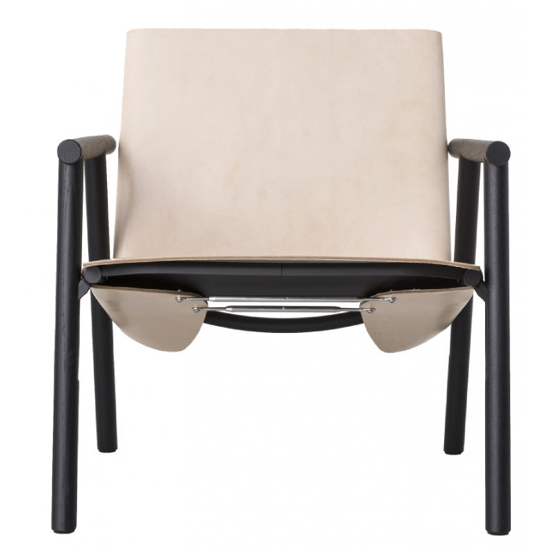 1085 Edition Lounge Armchair in natural leather by Italian brand Kristalia