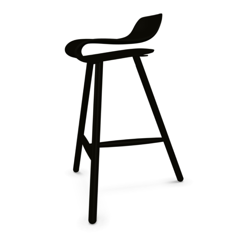 BCN Stool Wooden Base | Kristalia