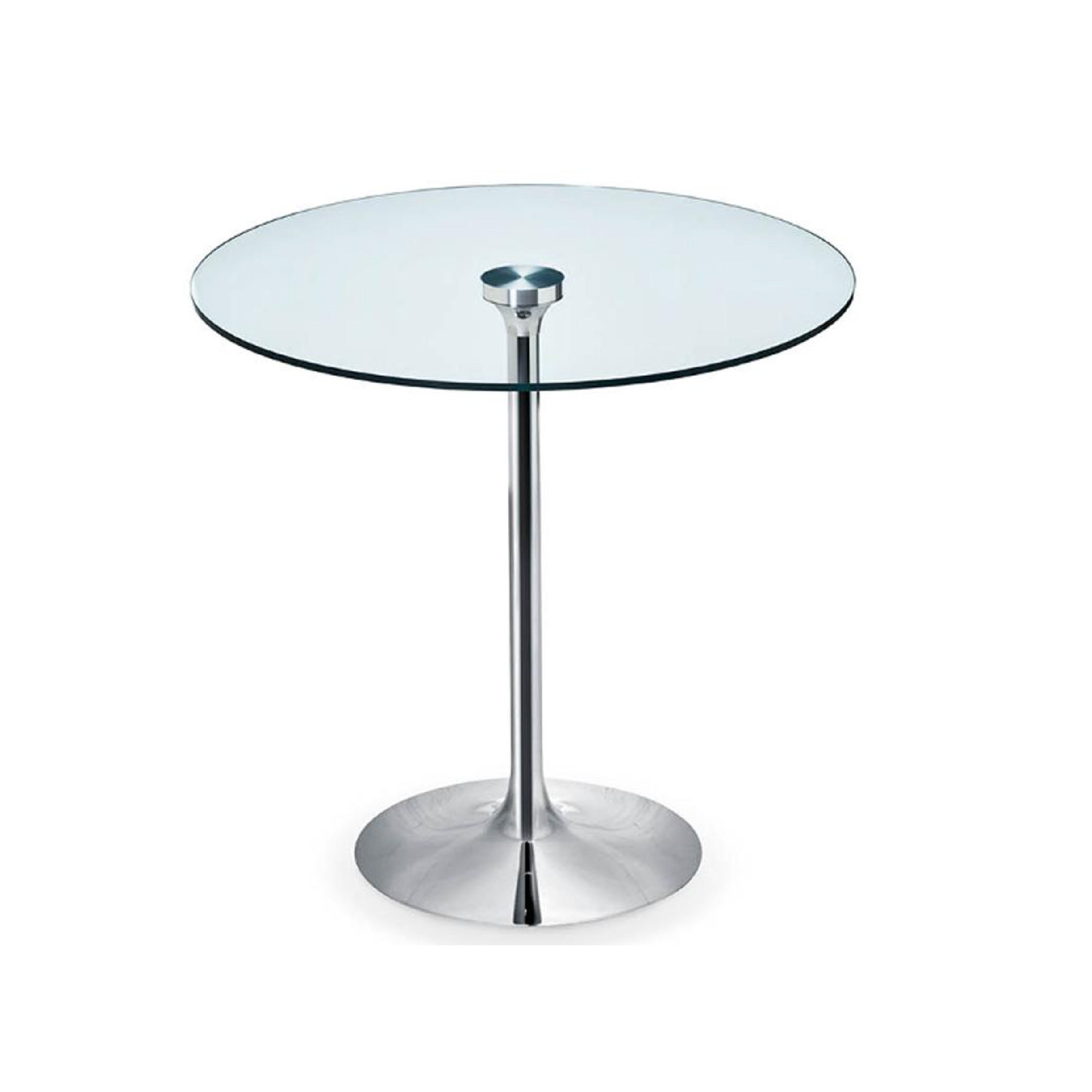 round glass dining table