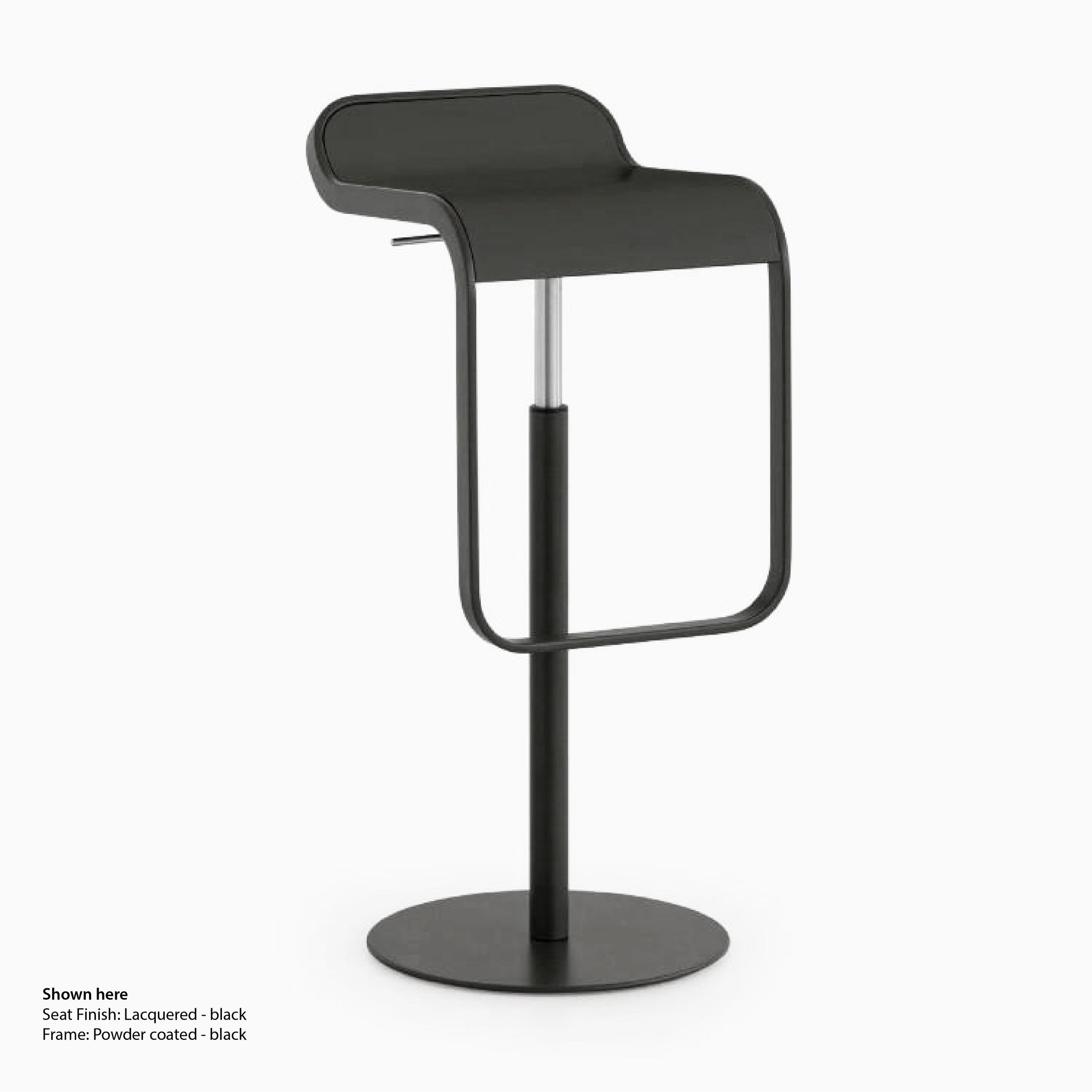 LEM piston stool Height adjustable Lapalma