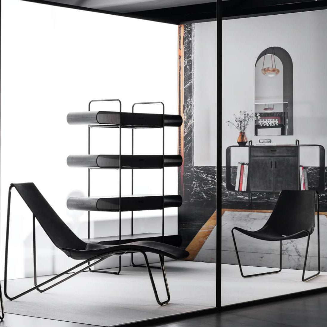 Apelle bookcase midj