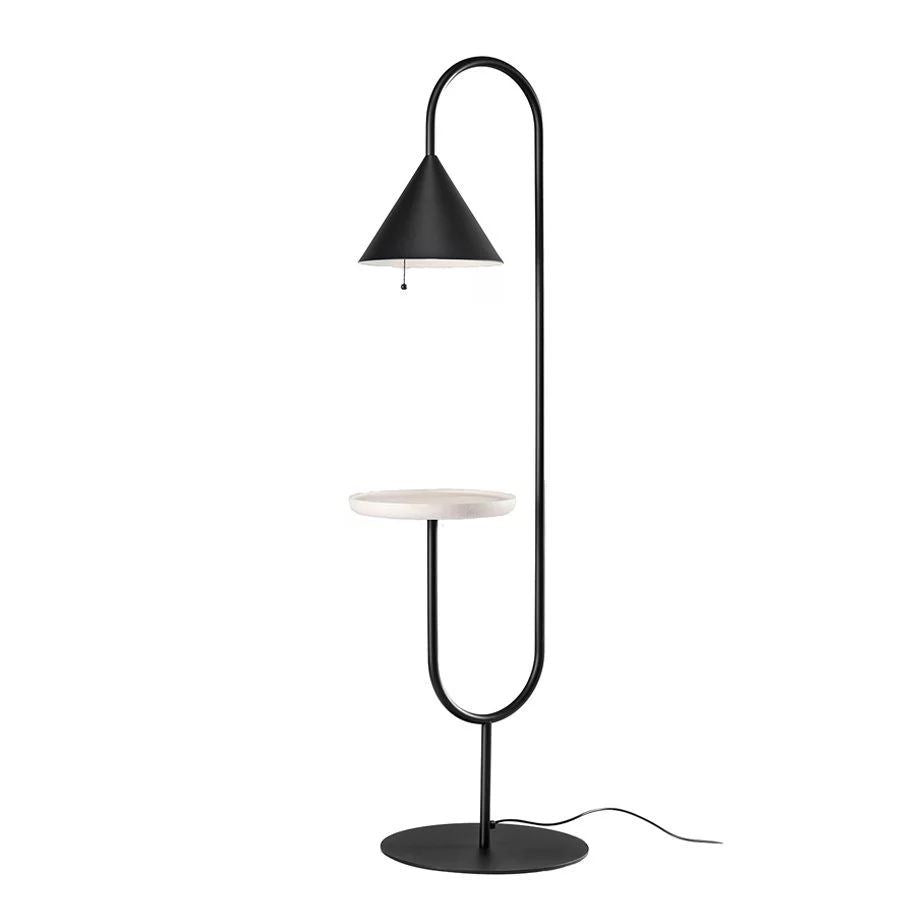 floor lamp with table