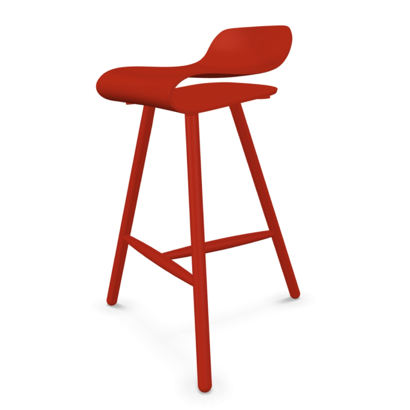 BCN Stool Wooden Base | Kristalia