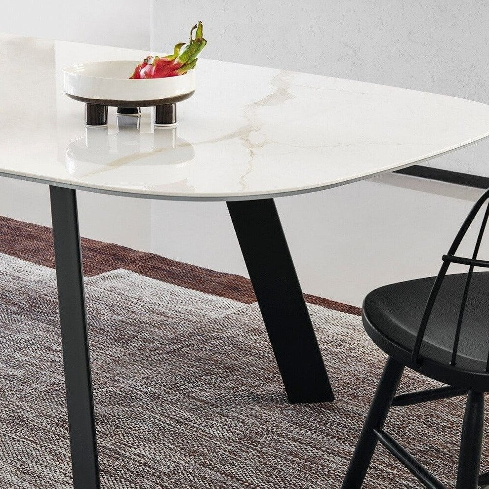 alexander wooden dining table and chair by Midj