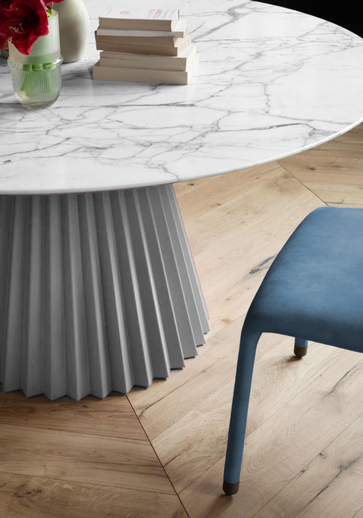 Plisse table midj