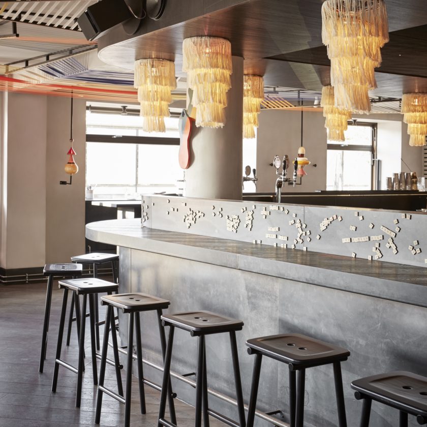 Tubby Tube Stool Please Wait to be seated