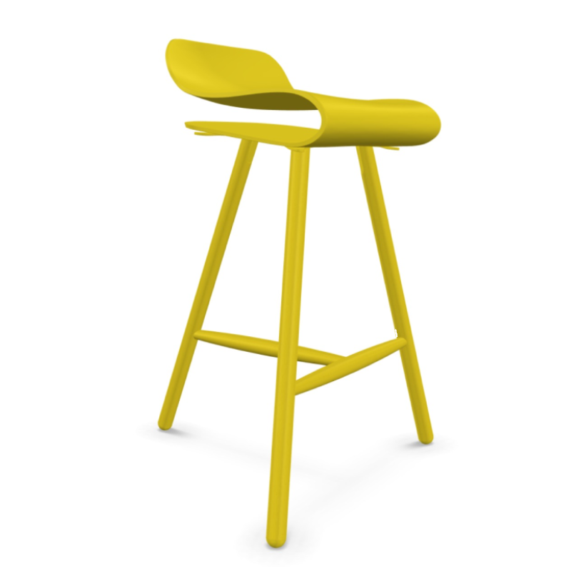 BCN Stool Wooden Base | Kristalia