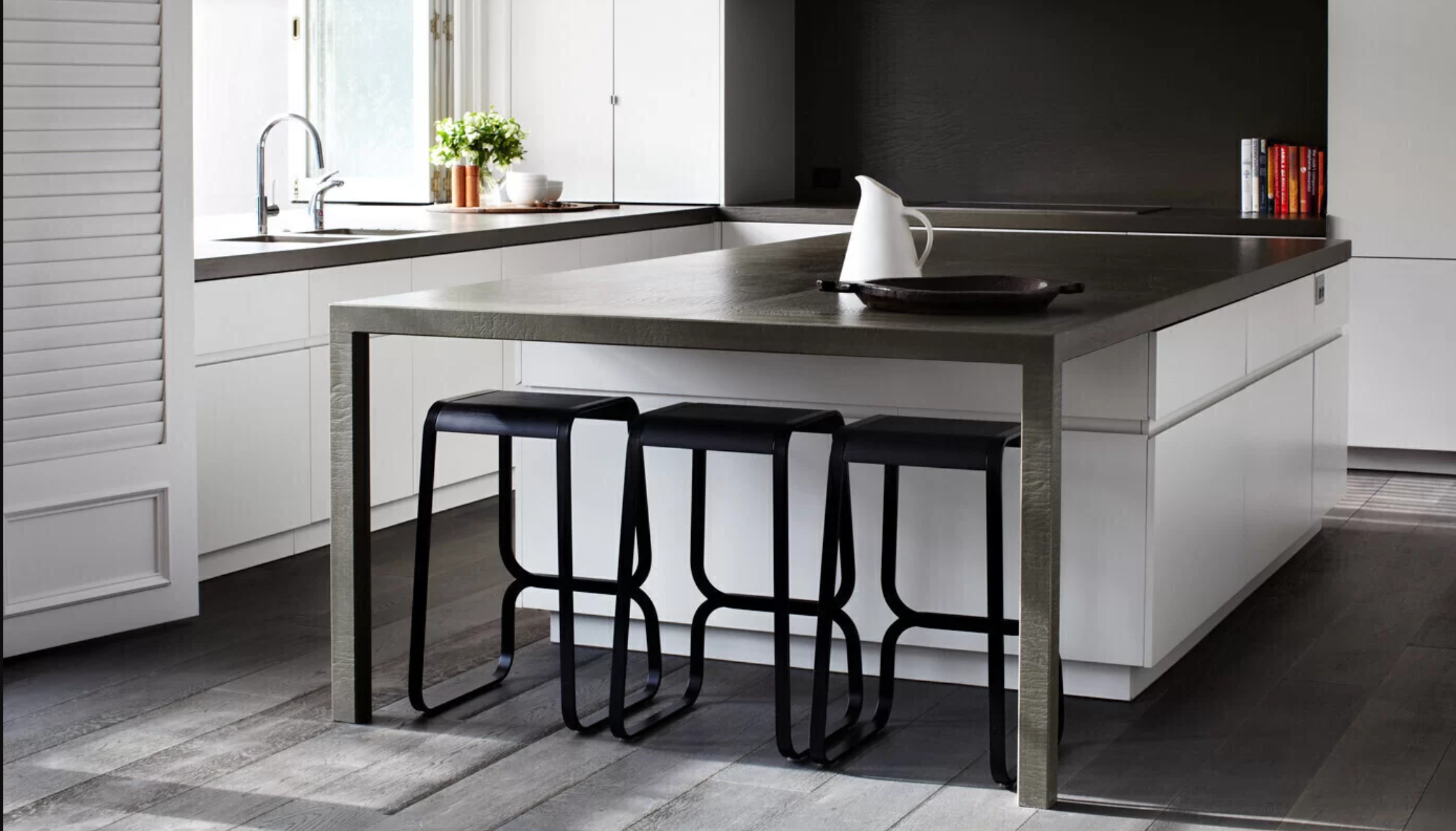 Simple and Clean-Lined Modern Counter Stools