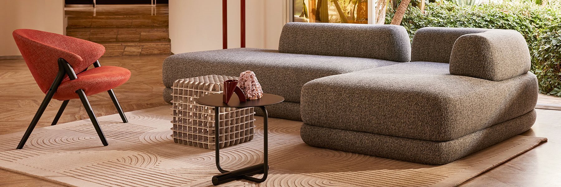 modern living room with Zanotta Furniture