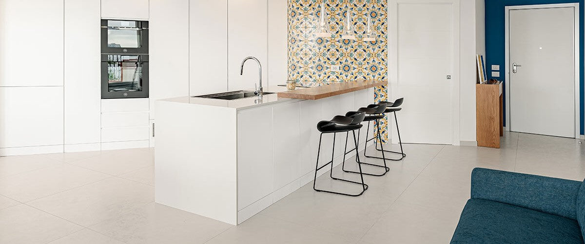  Kristalia BCN High End Barstools in a modern kitchen