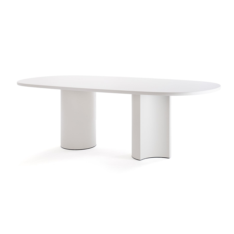 Bol Table in white made in Italy by Zanotta 