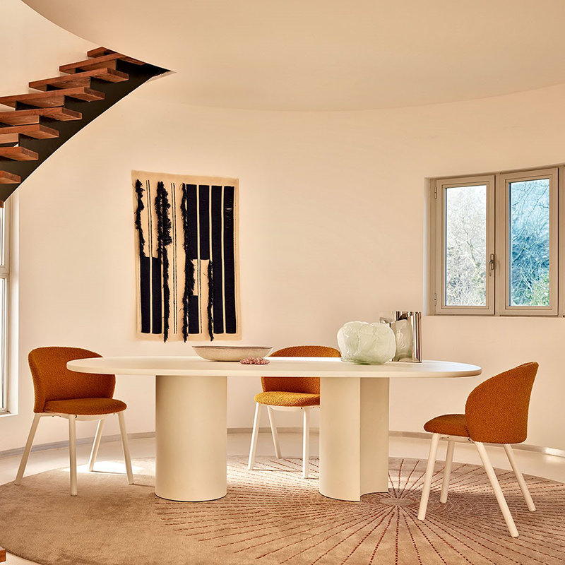Bol  Dining Table and chairs by Zanotta 