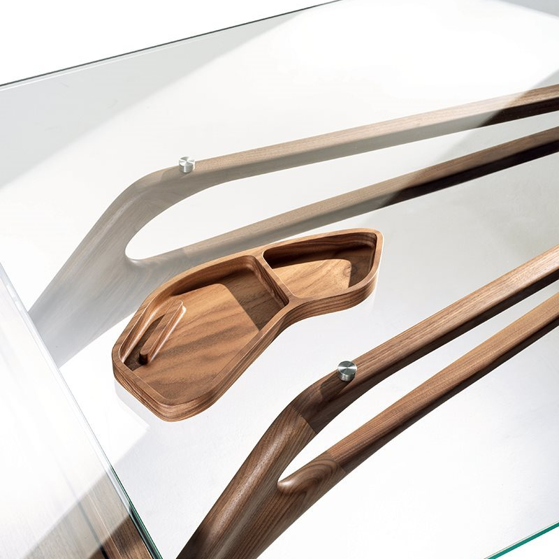 Closeup details cavour Desk by Zanotta