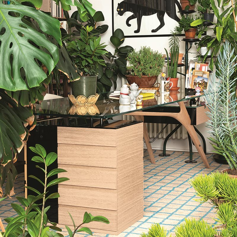 Office with Cavour Desk by Carlo Mollino
