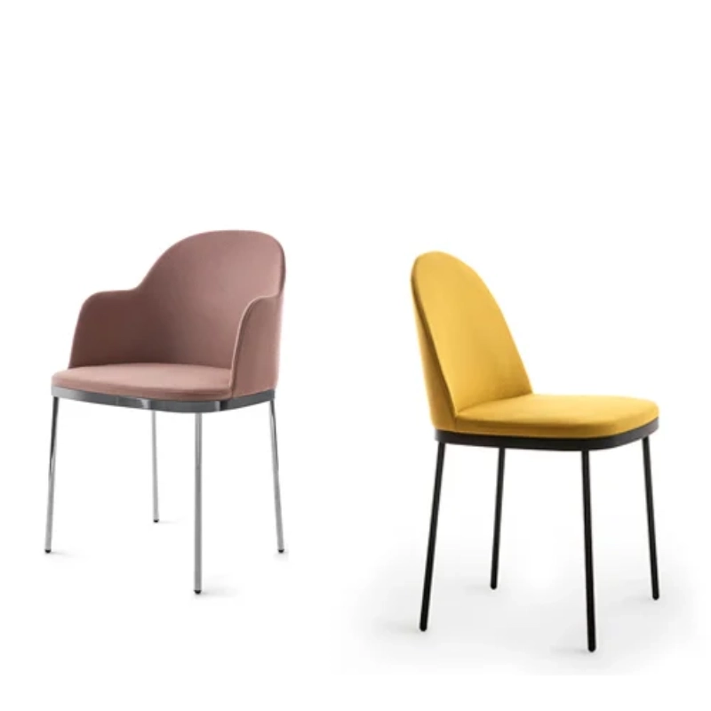 Precious Armchair and Side Chair by Moroso