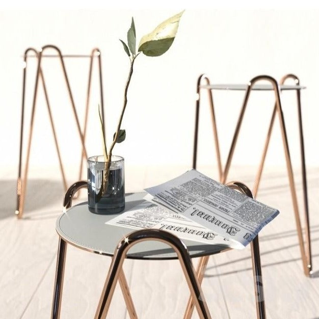 round glass coffee table