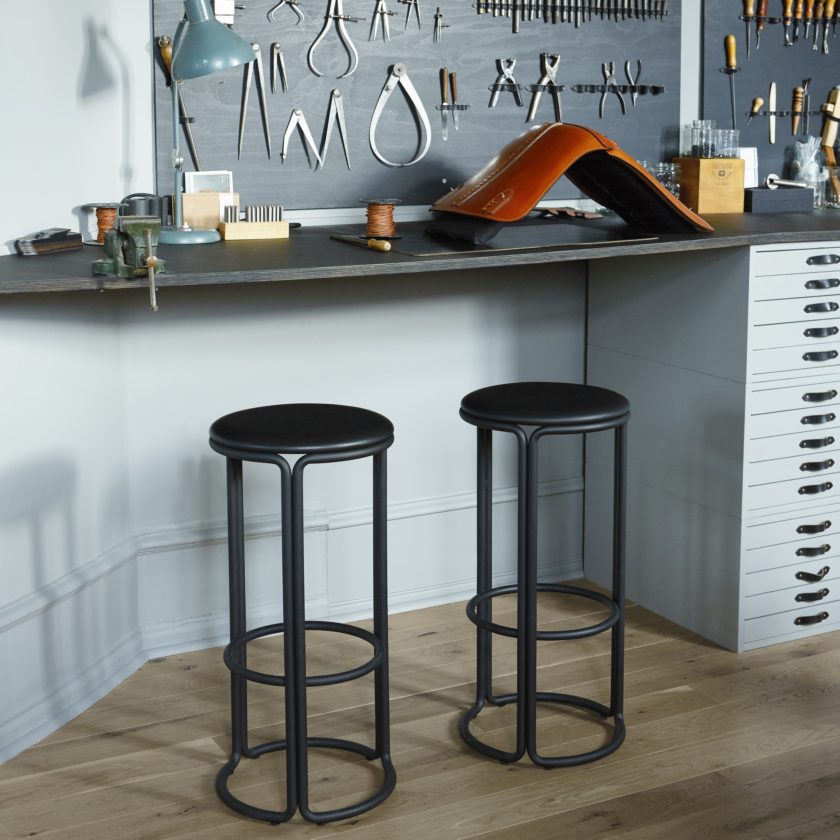 Haldi Stools Hardie Stool Upholstery | Please Wait To Be Seated
